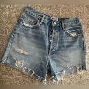 Agolde Parker shorts light/medium blue